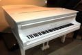 Yamaha G2 white grand piano